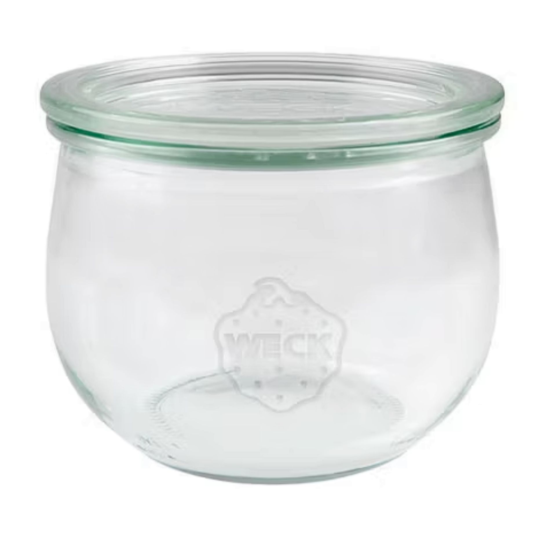WECK Tulpenglas 580 ml Rundrandglas mit Deckel
